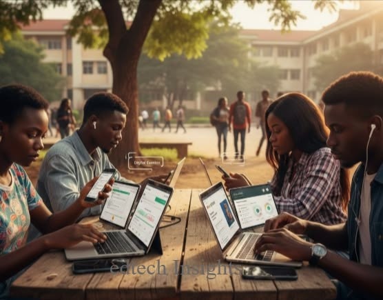 Inclusive growth in digital age showing diverse Nigerians benefiting from shared prosperity and broad economic participation